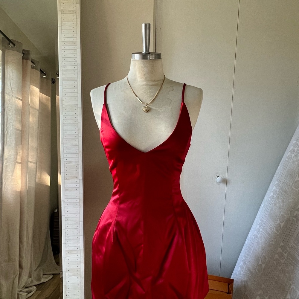 Attached Red Dress